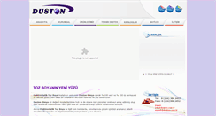Desktop Screenshot of duston.com.tr